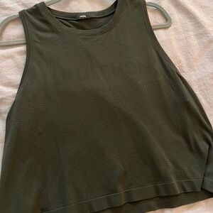 Lululemon Cropped Muscle Tank